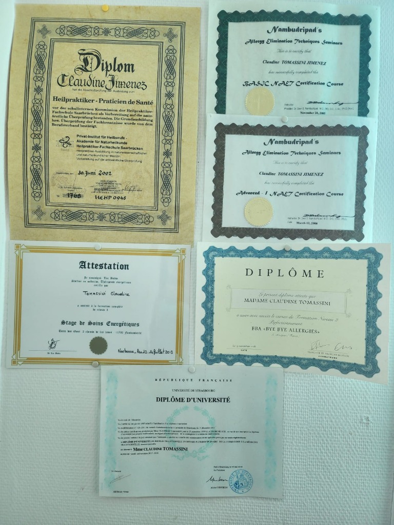 photo diplome Claudine Tomassini