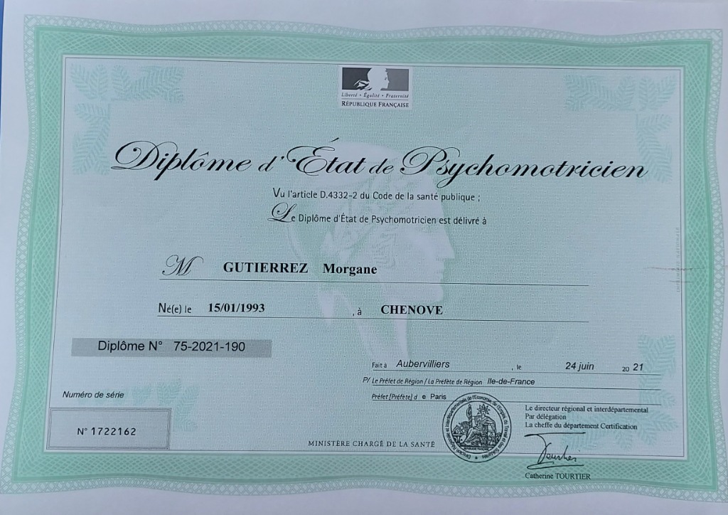photo diplome Morgane Gutierrez