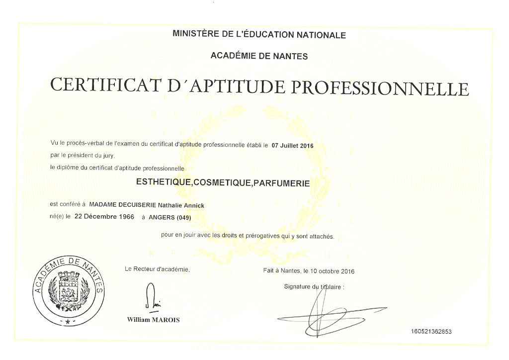 photo diplome DOUCE EVASION