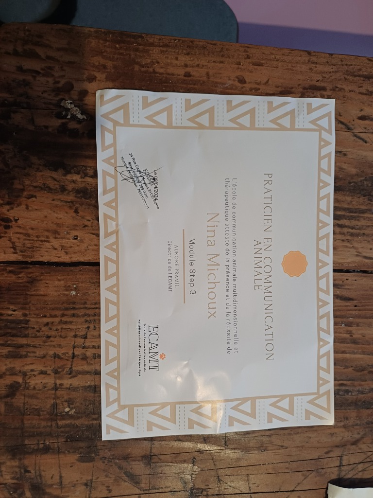 photo diplome Nina Michoux