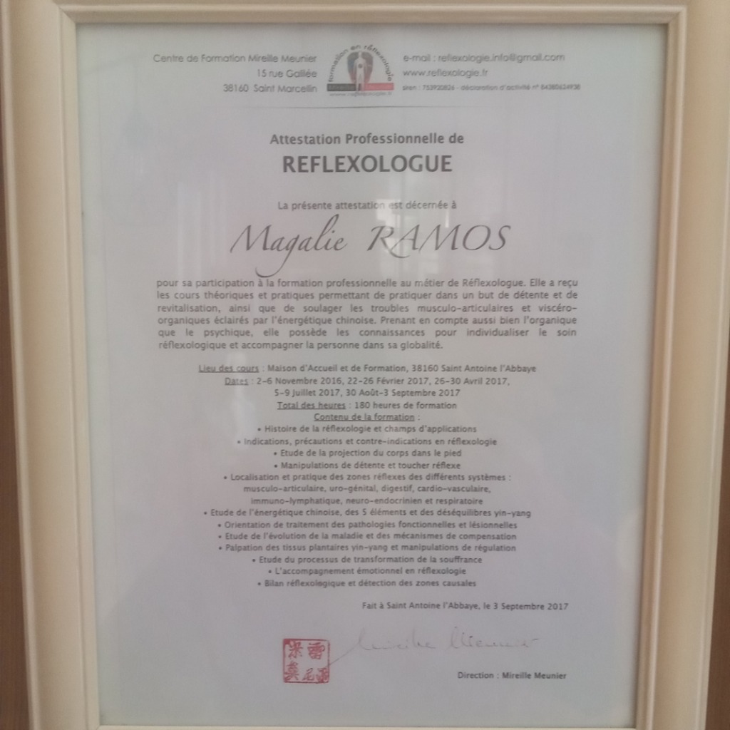 photo diplome Ramos Magalie 