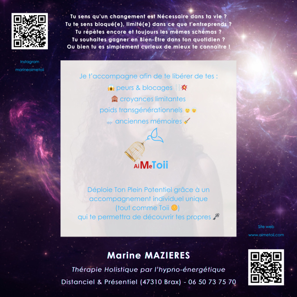 photo portrait AiMeToii : Hypnose, Énergétique & Coaching