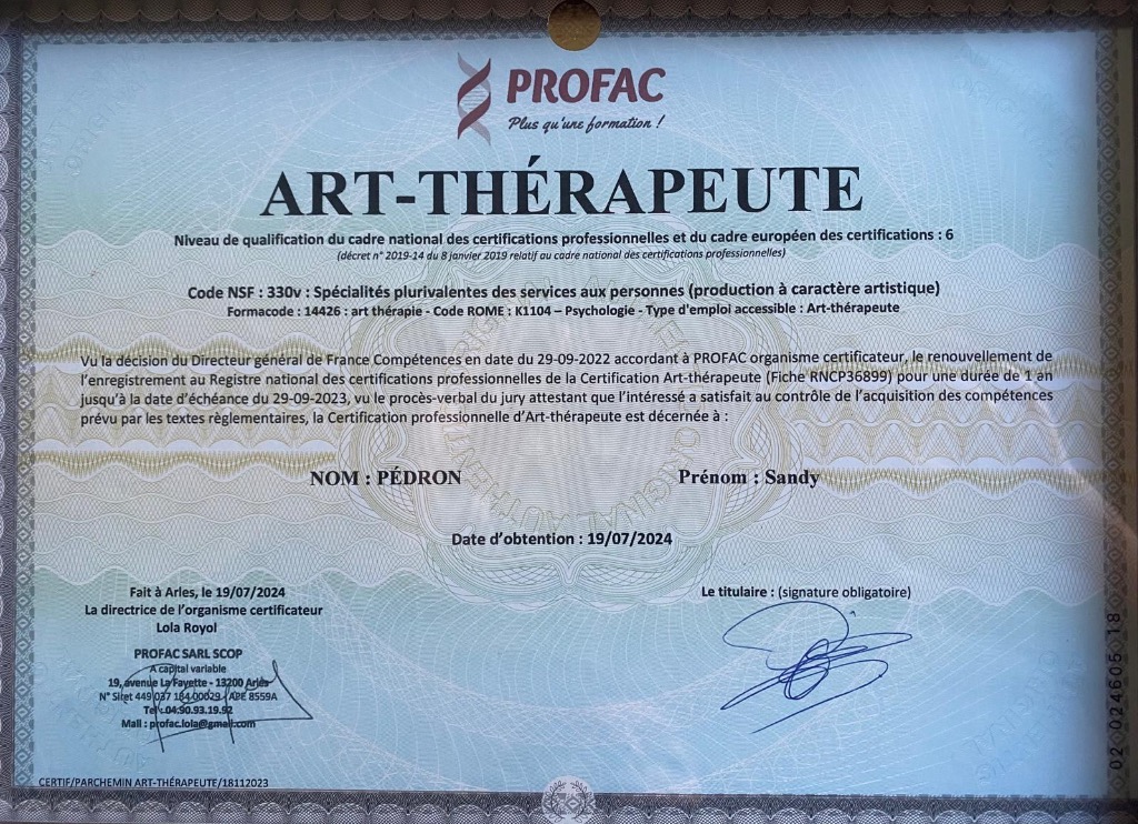 photo seance Sandy Pédron