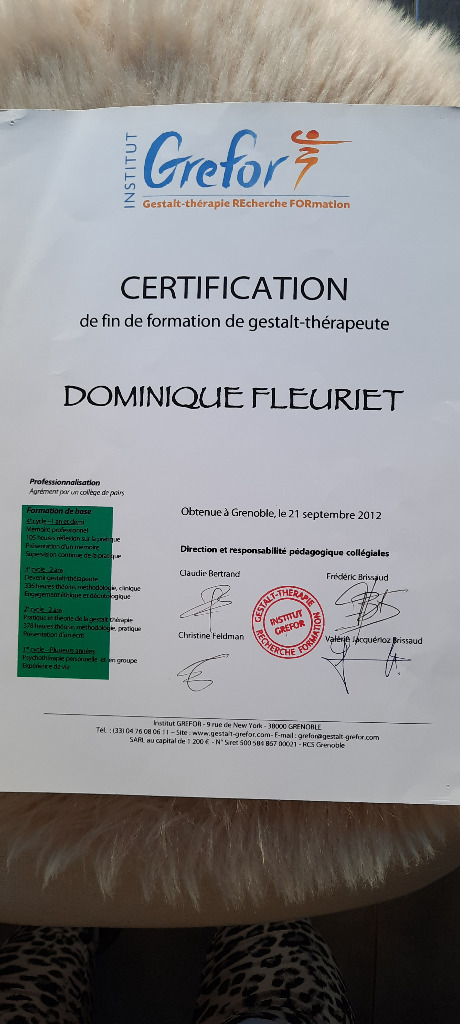 photo diplome Dominique Fleuriet 