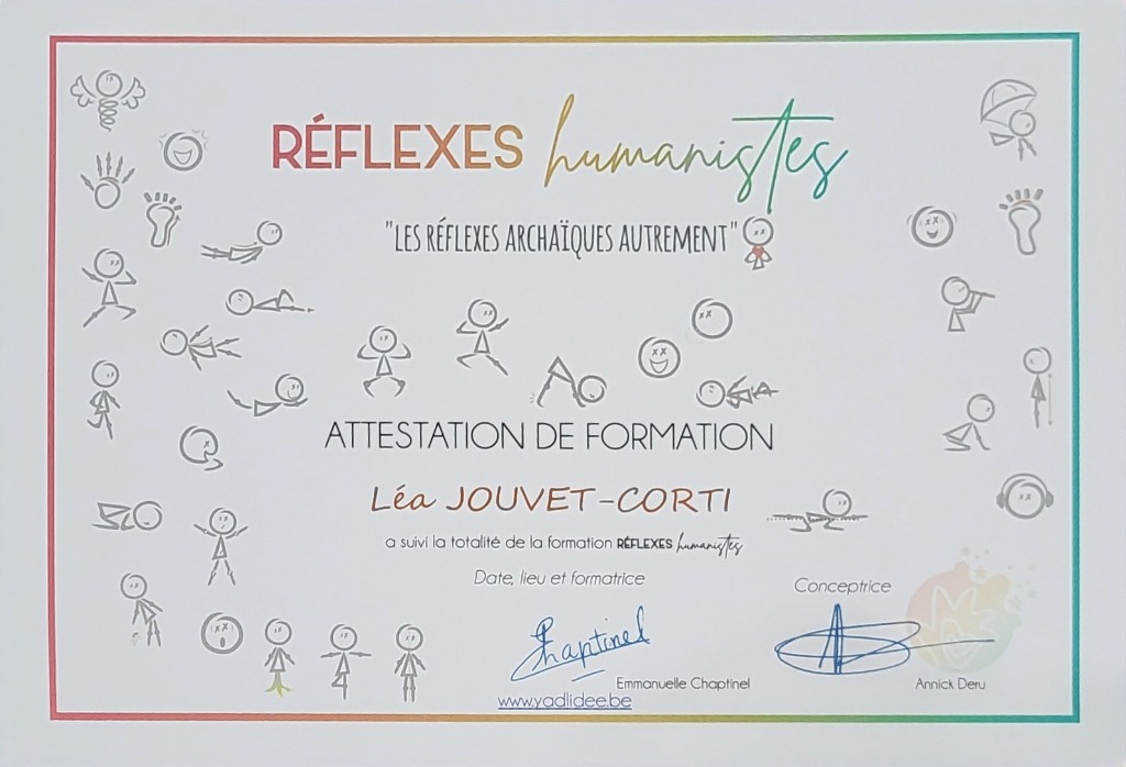 photo diplome Harmonie des Réflexes