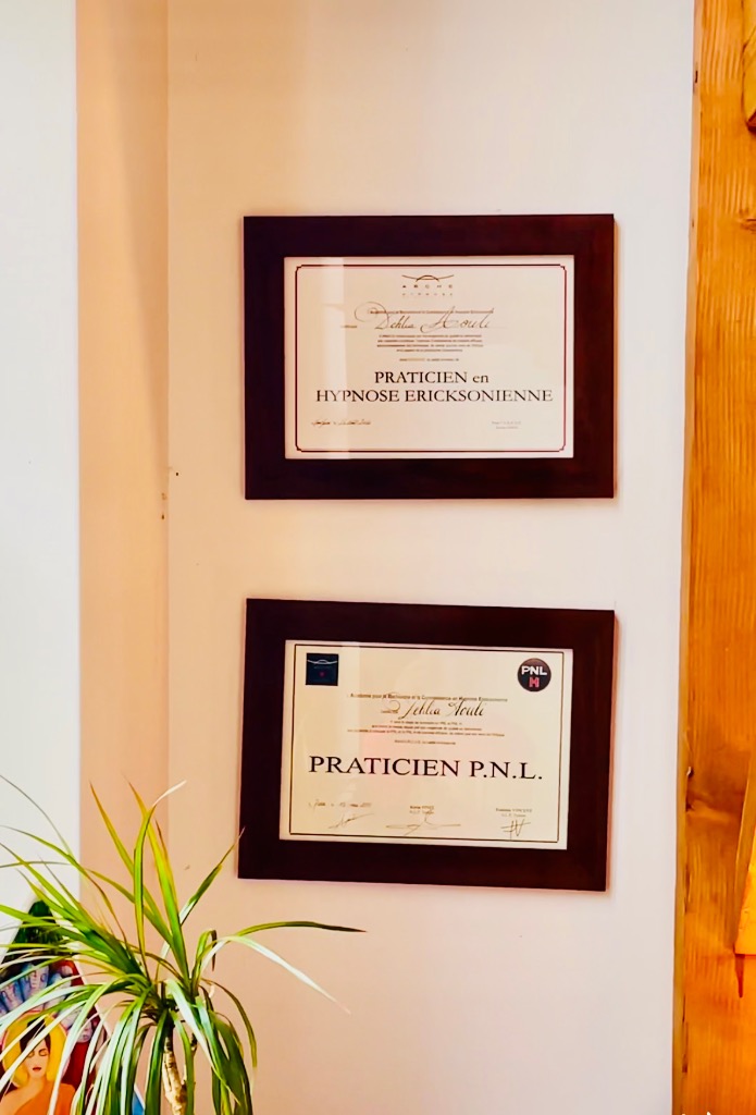 photo diplome Hypnothérapie & Coaching