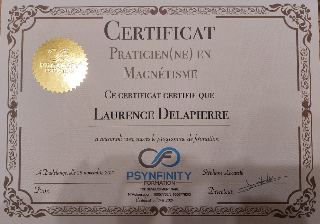 photo diplome Laurence Delapierre