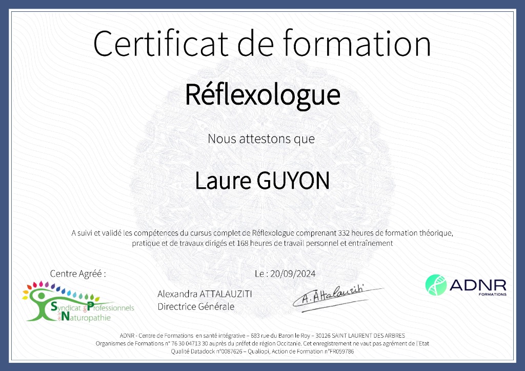 photo diplome Laure GUYON