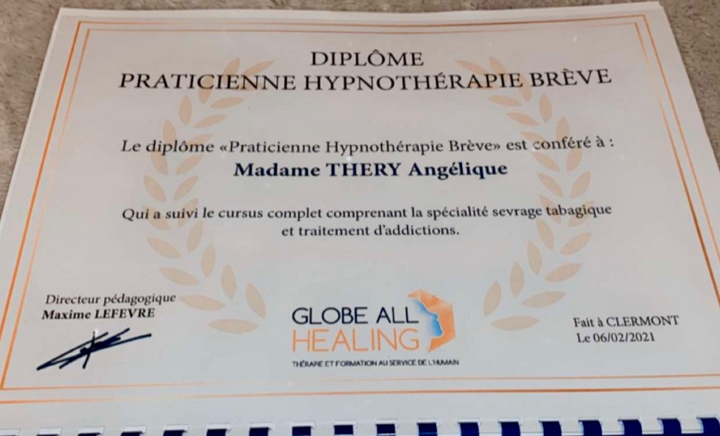 photo diplome Angélique Thery