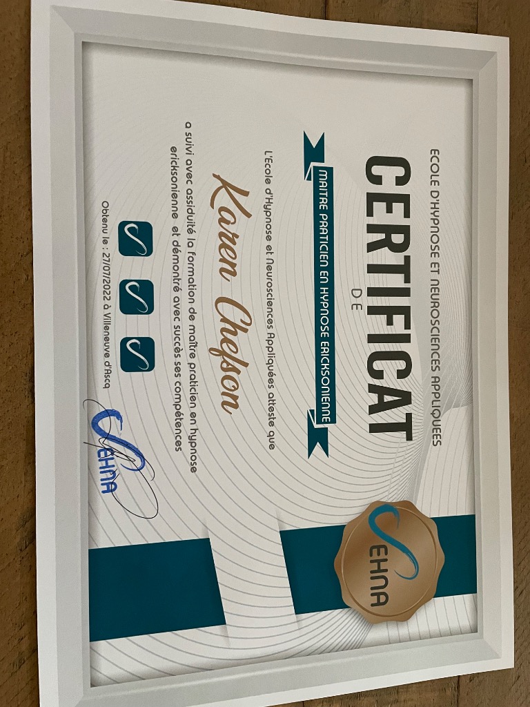 photo diplome Karen Chefson