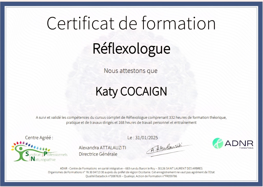 photo diplome Katy Cocaign