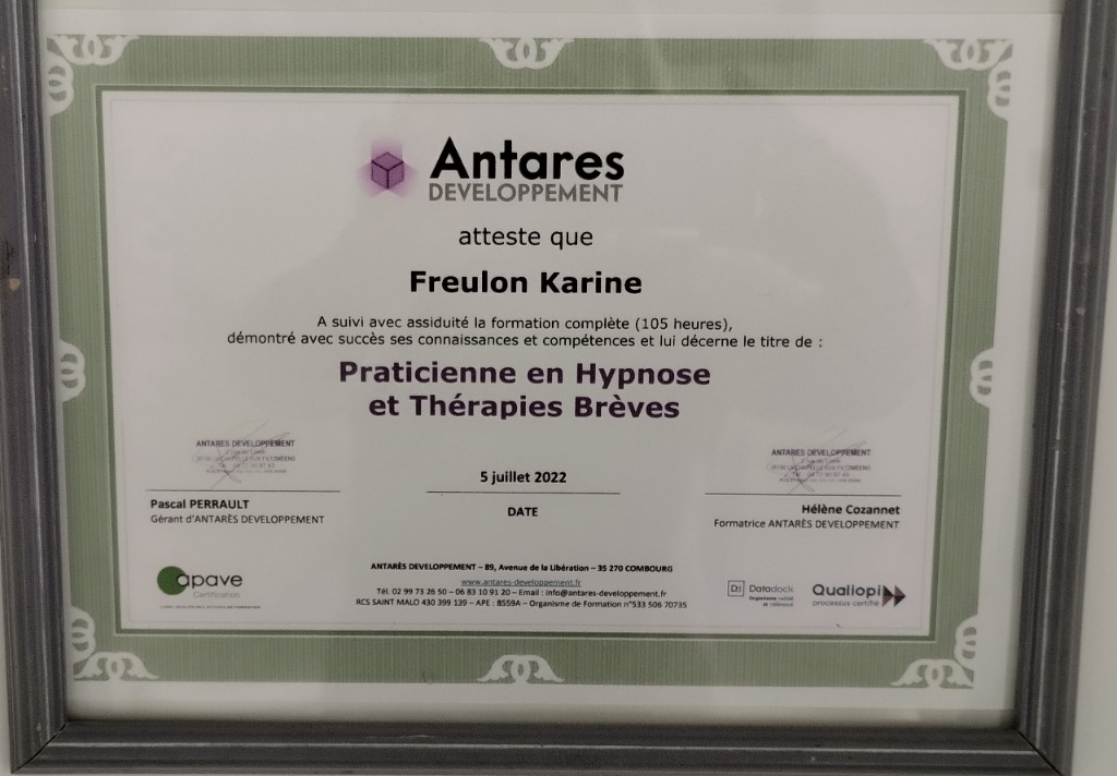 photo diplome Karine Monnier