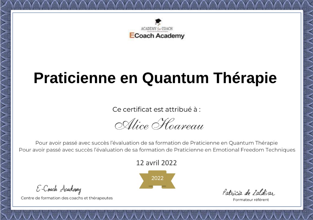 photo diplome Alice Hoareau