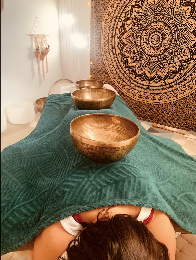 photo seance Céline Magnier - Sonothérapie