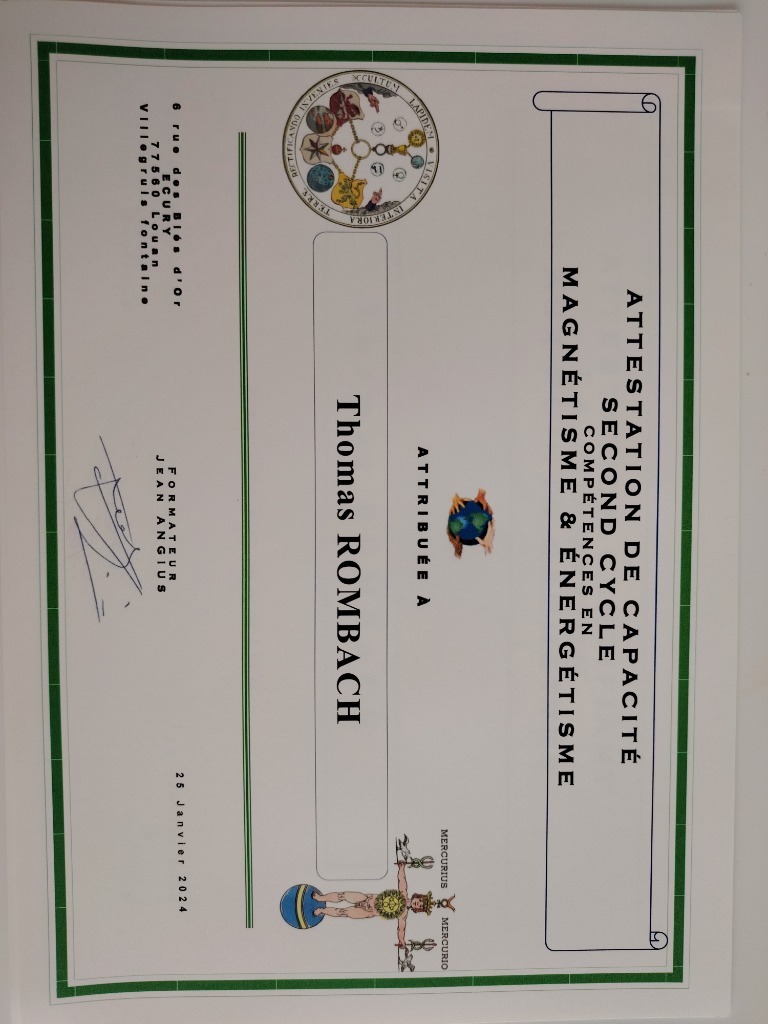 photo diplome Thomas Rombach 