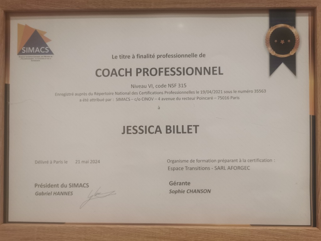 photo diplome Jessica Billet