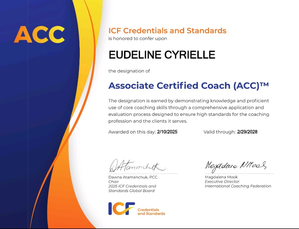 photo diplome Cyrielle EUDELINE - Emovere