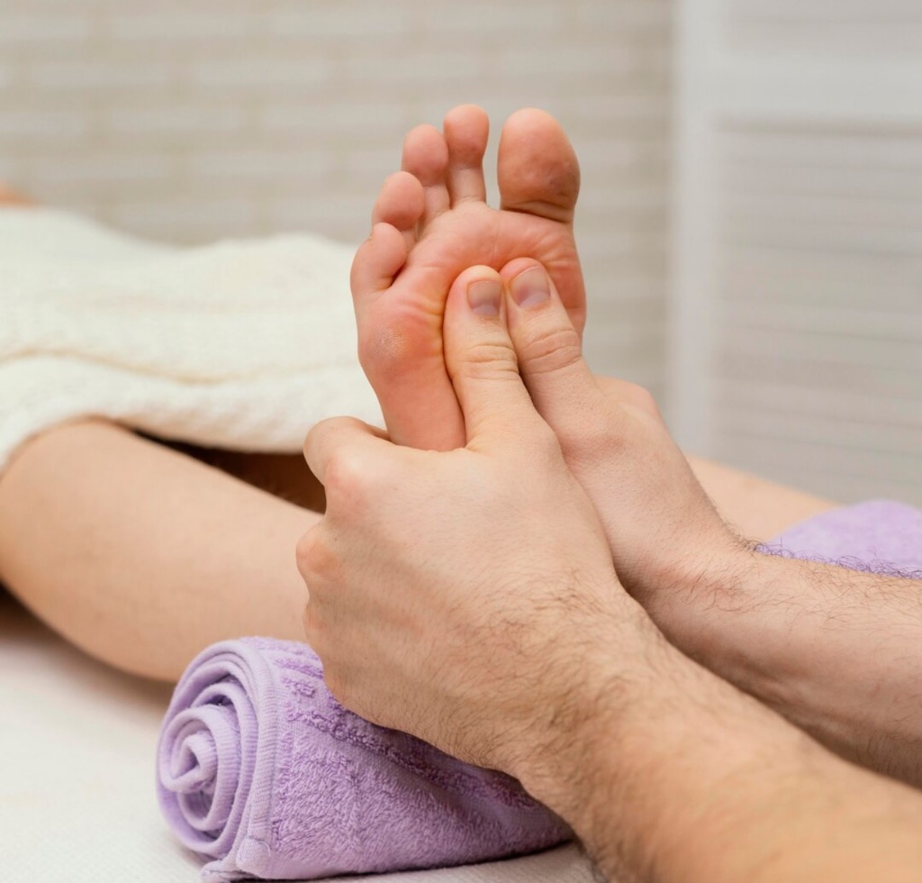 photo seance Laurent Réflexologie 