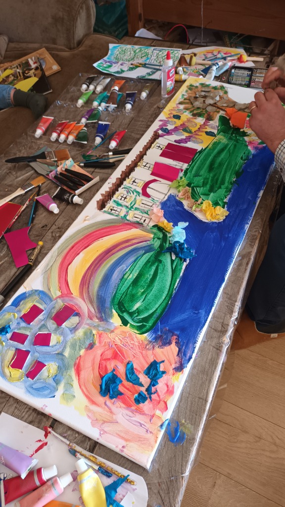 photo seance Séverine Lescureux - Livity Art-thérapie