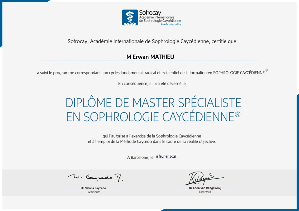 photo diplome Erwan Mathieu