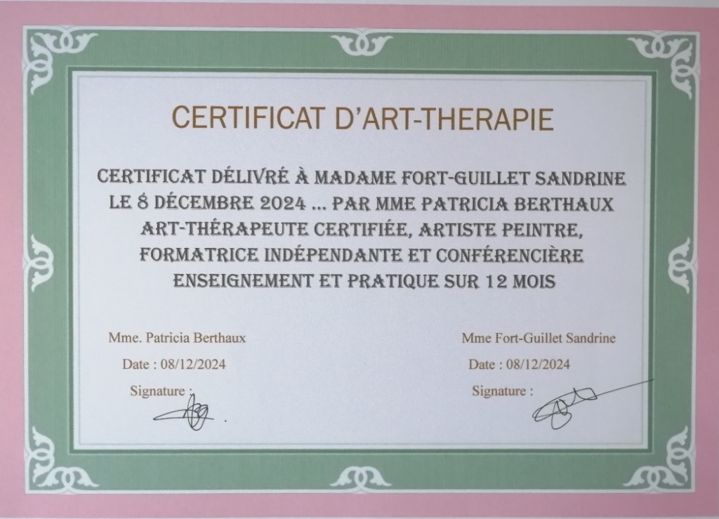 photo diplome Sandrine FORT GUILLET - L’Arth tisse des voyages