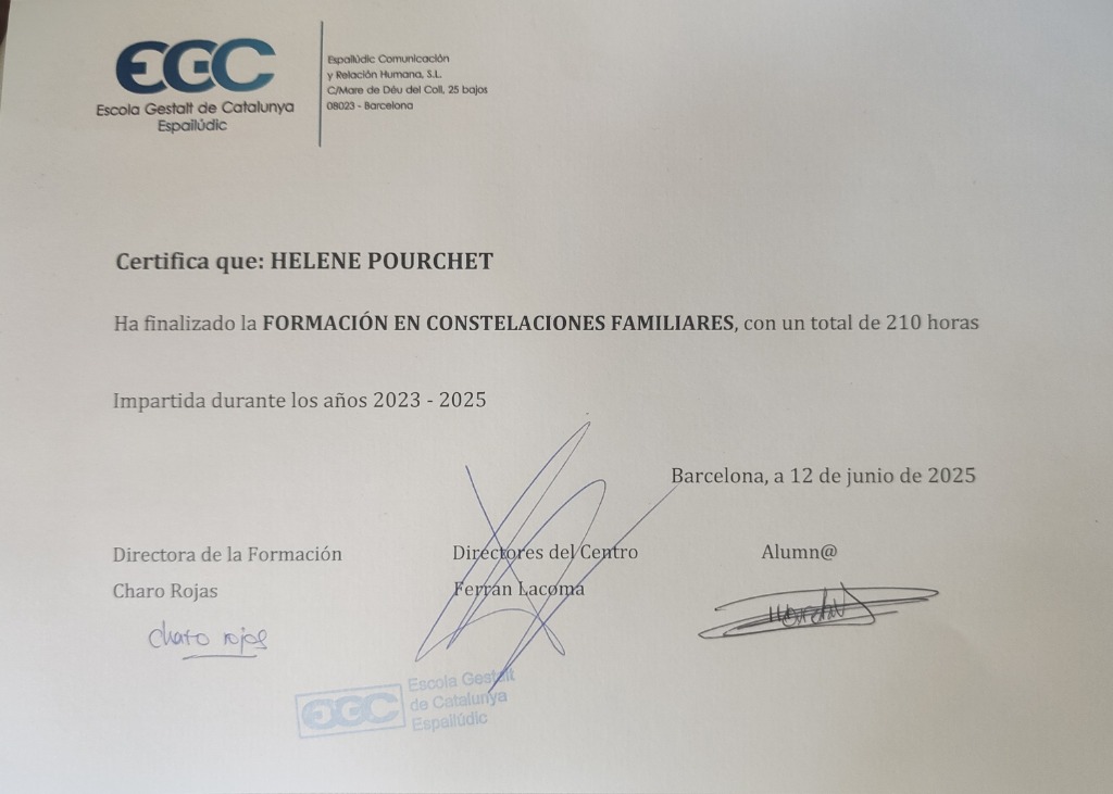 photo diplome Hélène Pourchet