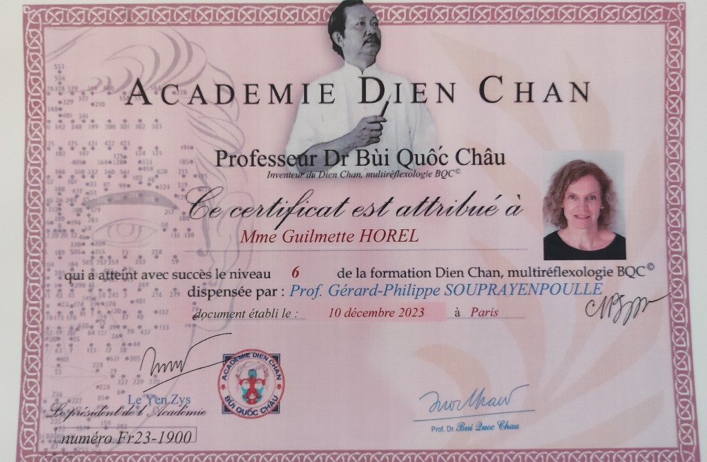 photo diplome Guilmette HOREL -DIEN CHAN EMOI
