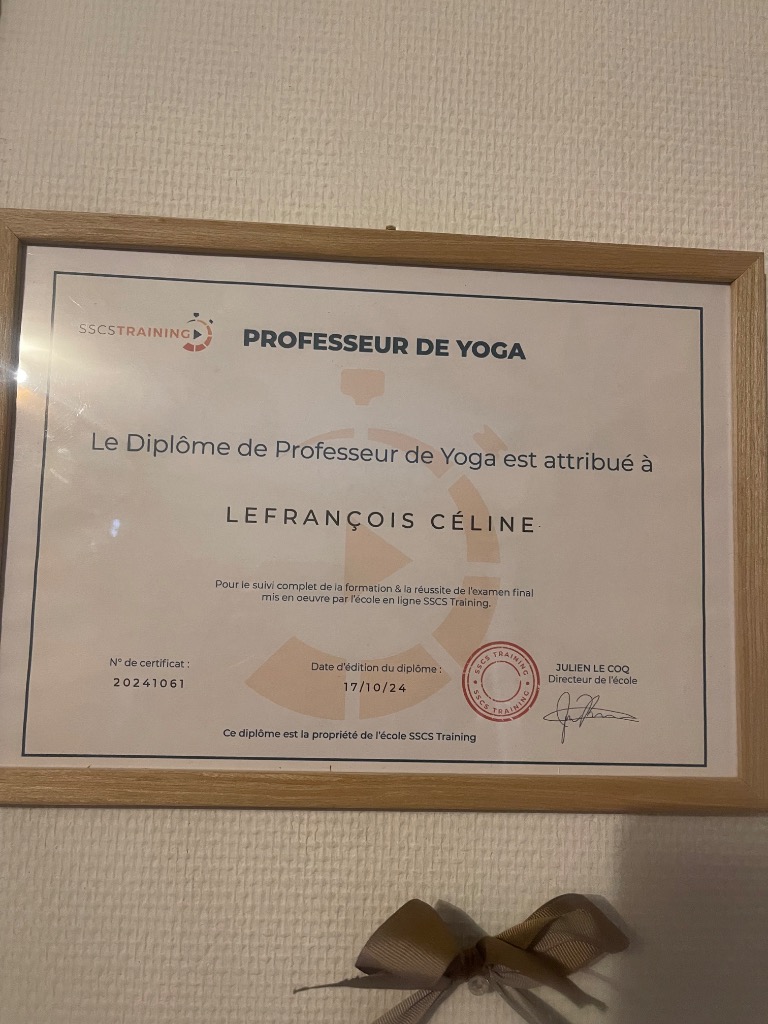 photo diplome Céline Lefrançois 