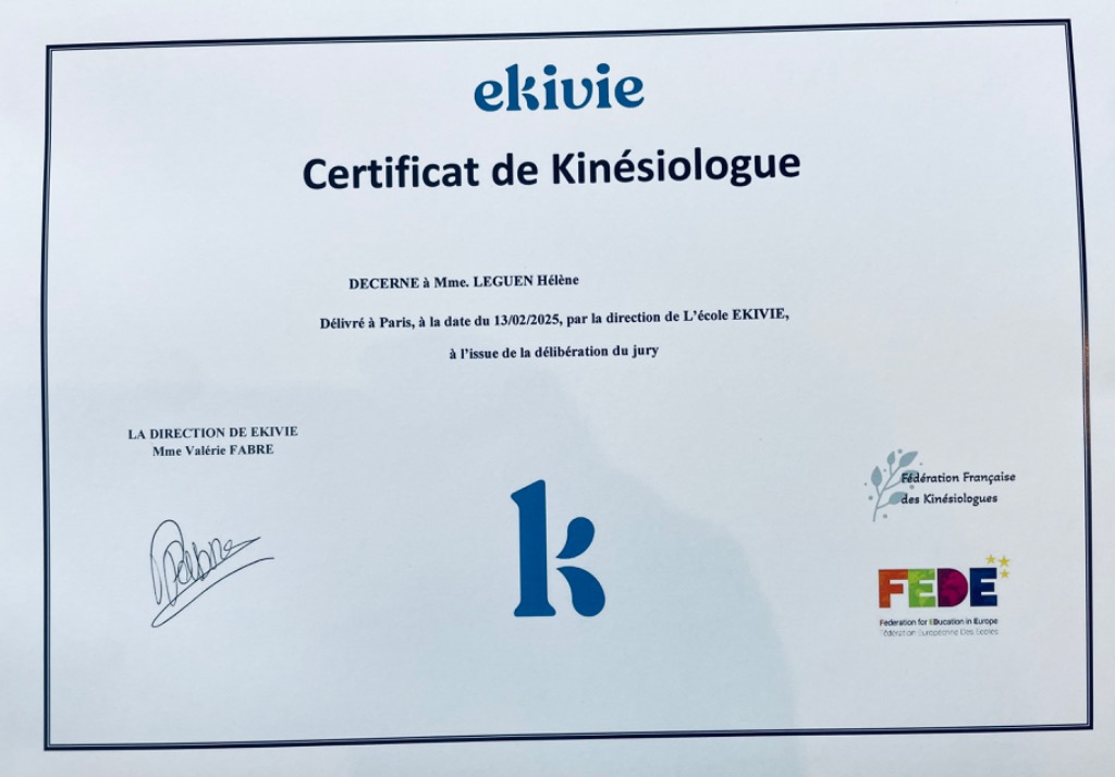 photo diplome Hélène Le Guen 