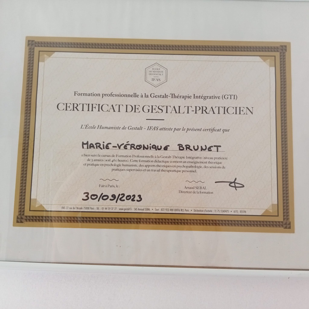 photo diplome MARIE VERONIQUE BRUNET