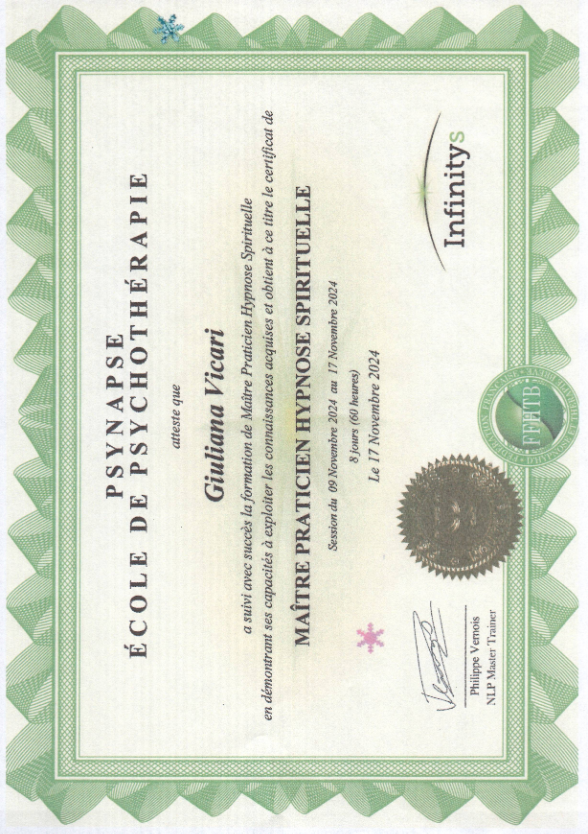 photo diplome Giuliana Vicari