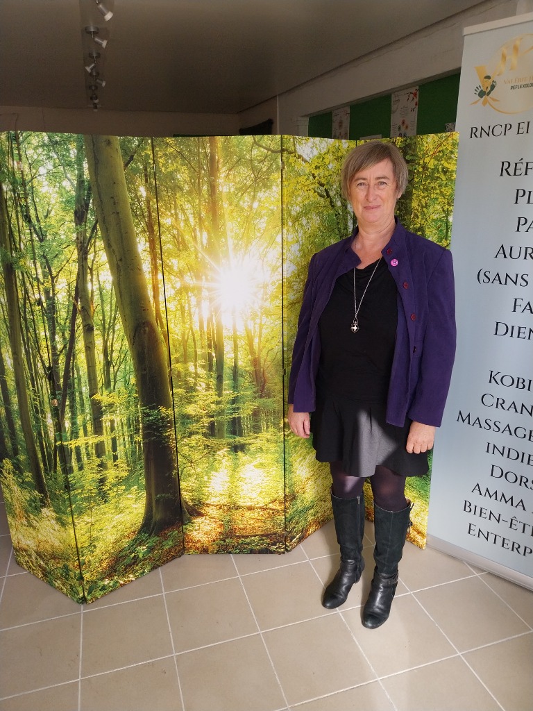 photo portrait Valerie Hayes réflexologue