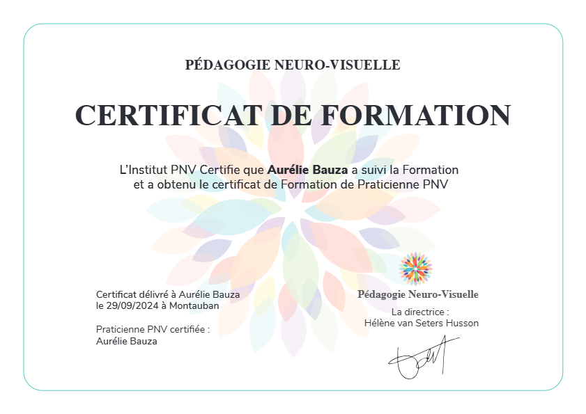 photo diplome Aurelie Bauza