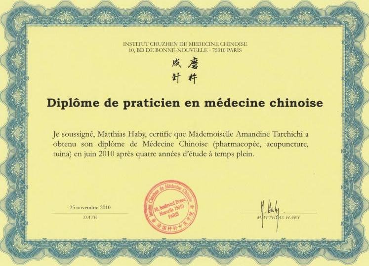 photo diplome Amandine Tarchichi