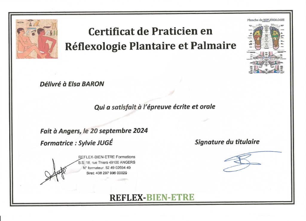 photo diplome Elsa Baron (EI)