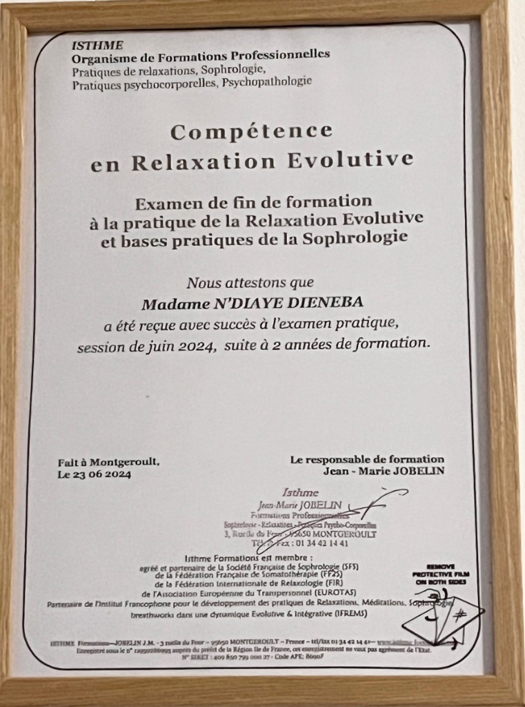 photo diplome Dieneba N’DIAYE