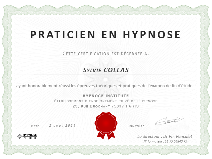 photo diplome Sylvie Collas