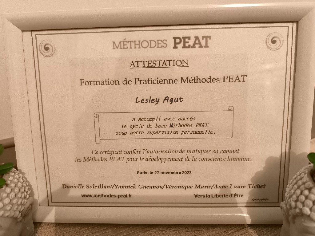 photo diplome Lesley Agut 