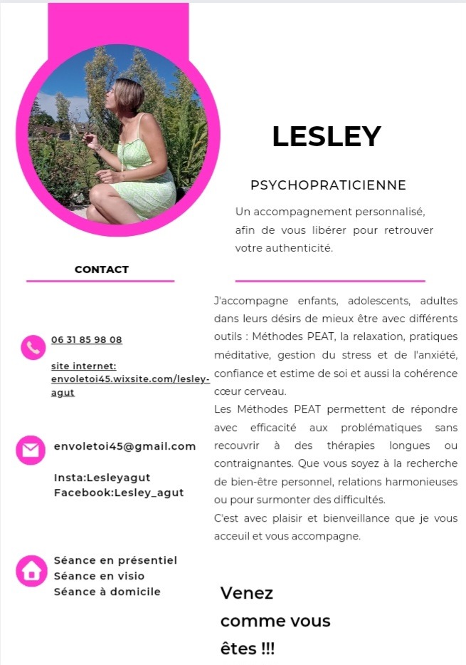 photo portrait Lesley Agut 