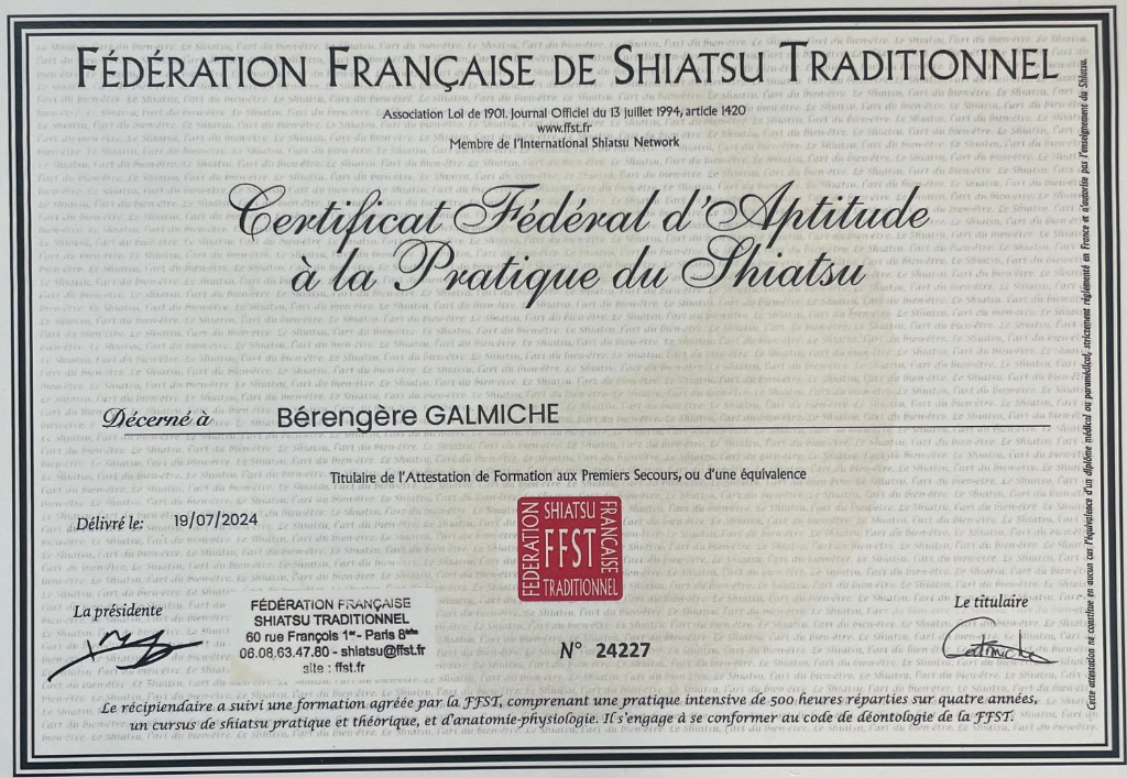 photo diplome Bérengère GALMICHE