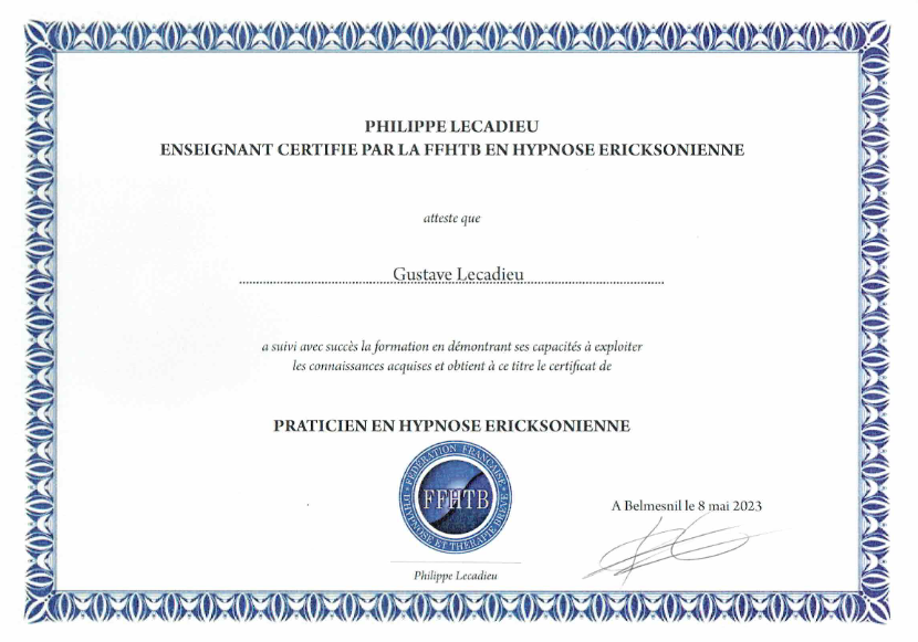 photo diplome Gustave Lecadieu