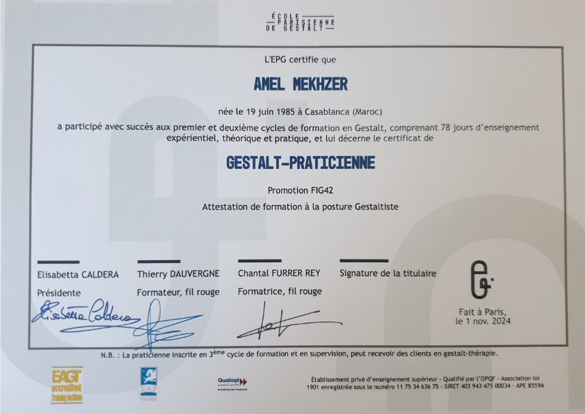 photo diplome Amel Mekhzer