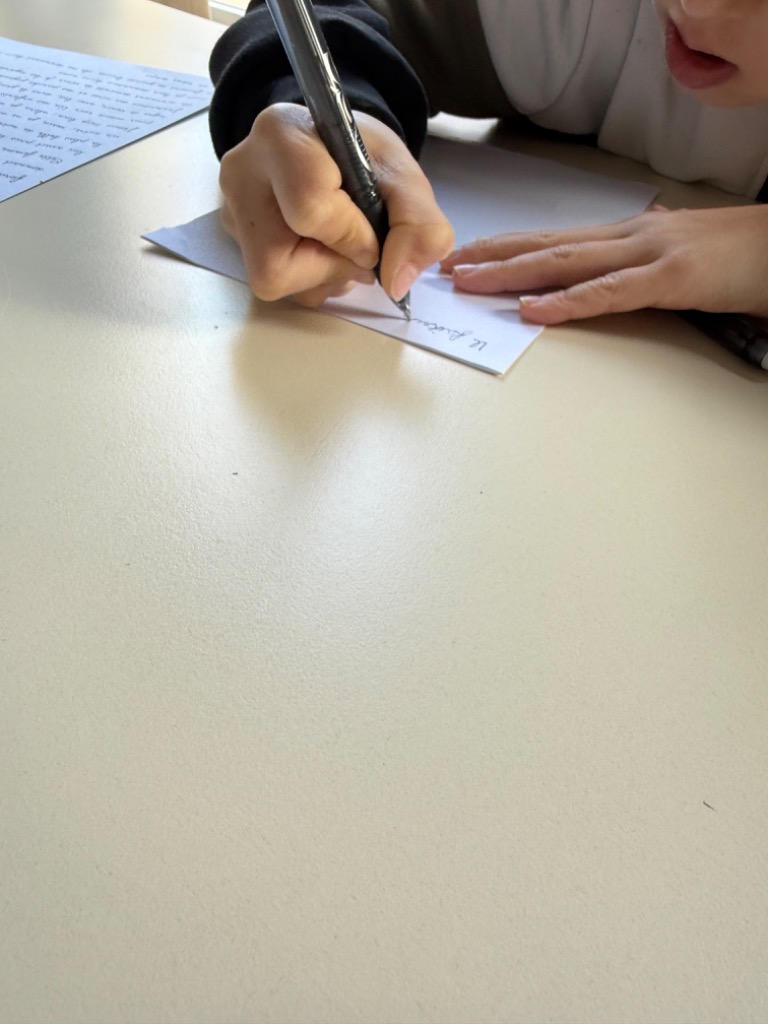 photo seance Aurélie BRUON GRAPHOTHERAPEUTE