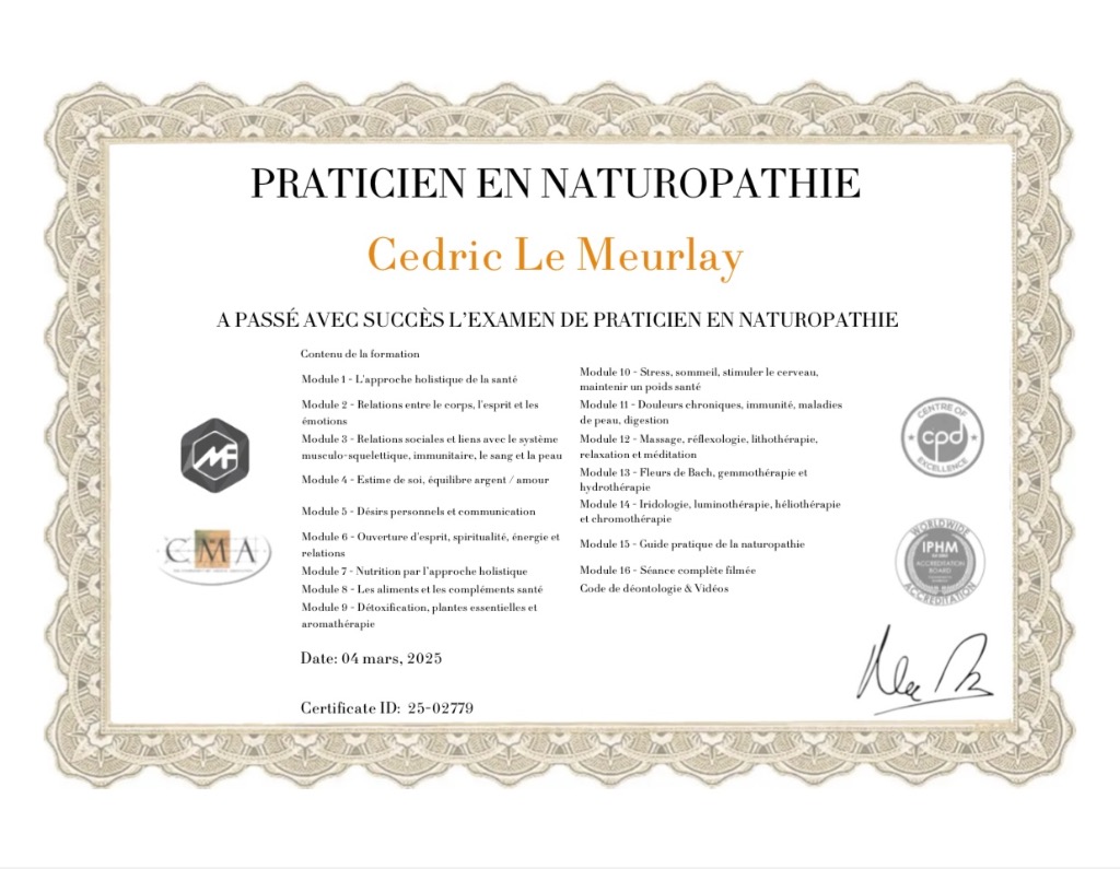 photo diplome Le Meurlay Cedric