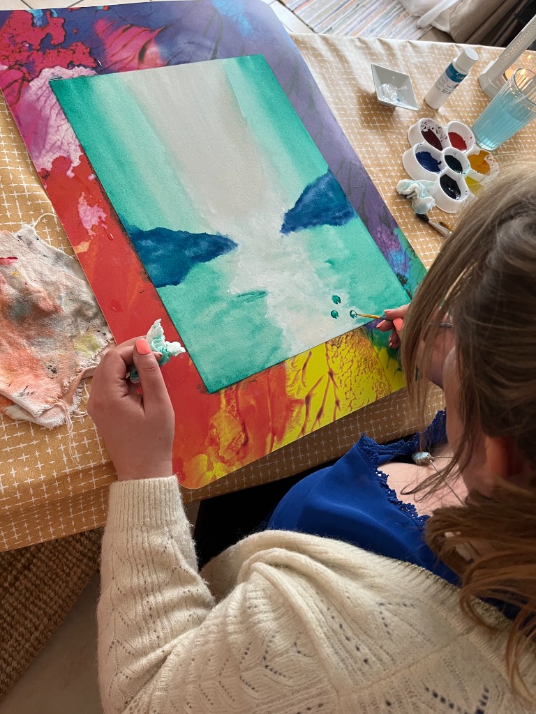 photo seance Aurora Art-Thérapie