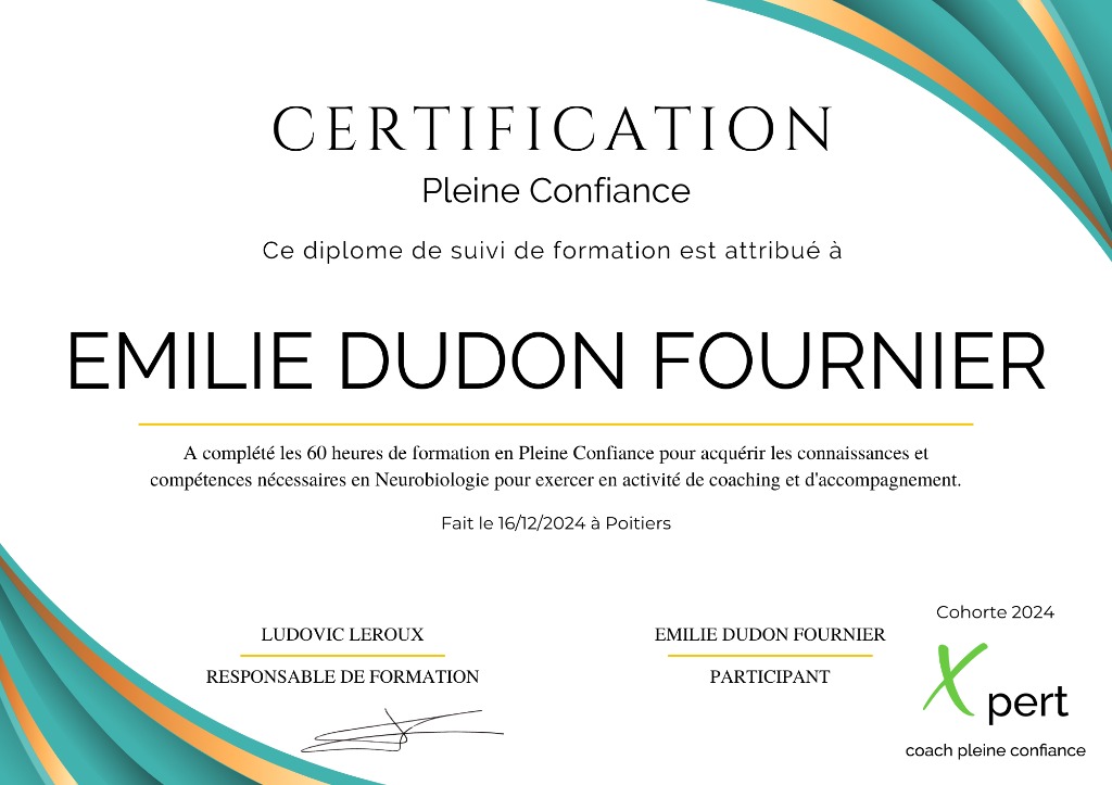 photo diplome Emilie Dudon