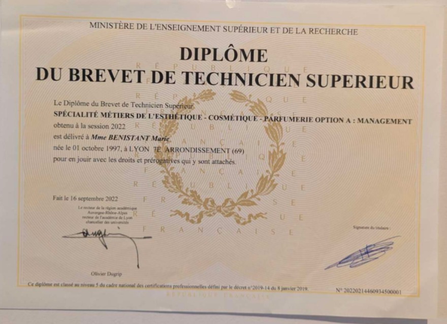 photo diplome Opale Harmonie by Marie