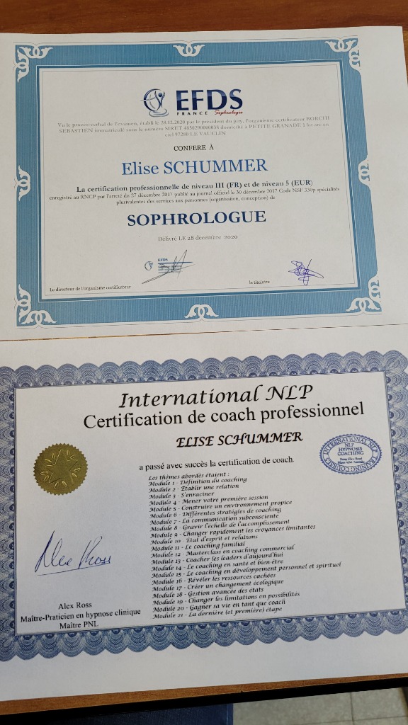 photo diplome Elise Schummer