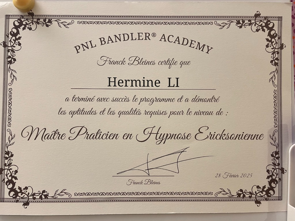 photo diplome Hermine Li