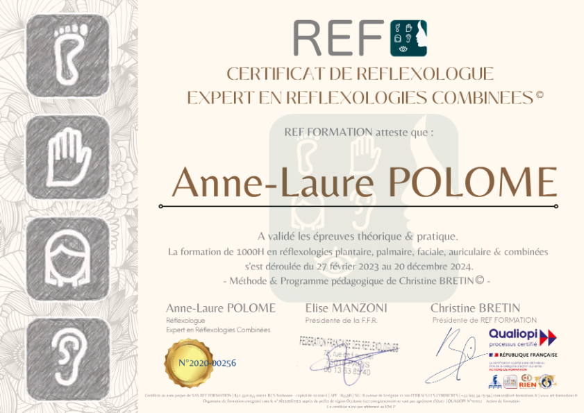 photo diplome Anne-laure polome